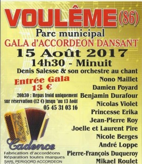 A ‘Gala d’Accordeon Dansant’ poster