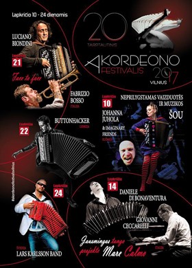 Akkordeono Festival 2017 Poster