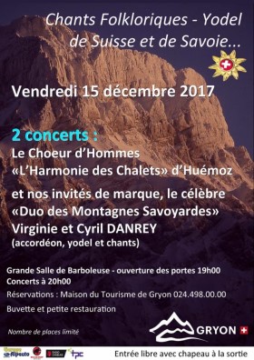 Virginie and Cyril Danrey Concert poster