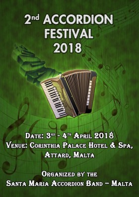 Poster Malta 2nd Accordion Festival
