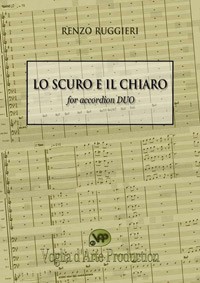 Cover page of Lo Scuro e il Chiaro accordion duo