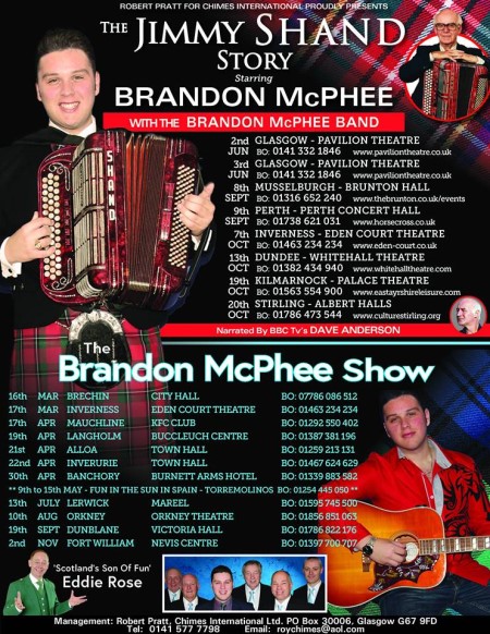 Brandon McPhee June Tour