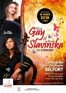 Poster Basha Slavinska and Olivia Gay