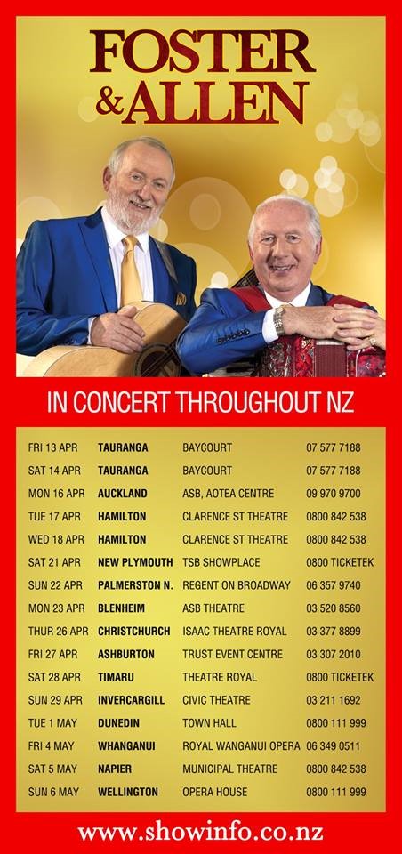 Foster & Allen NZ Tour