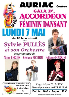 Accordion Gala, Auriac poster