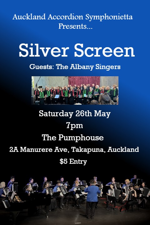 Auckland Accordion Symphonietta concert poster