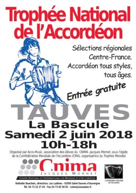 Poster: Trophee National de l’Accordeon Regional Competition