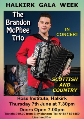 Poster Brandon McPhee Concert,