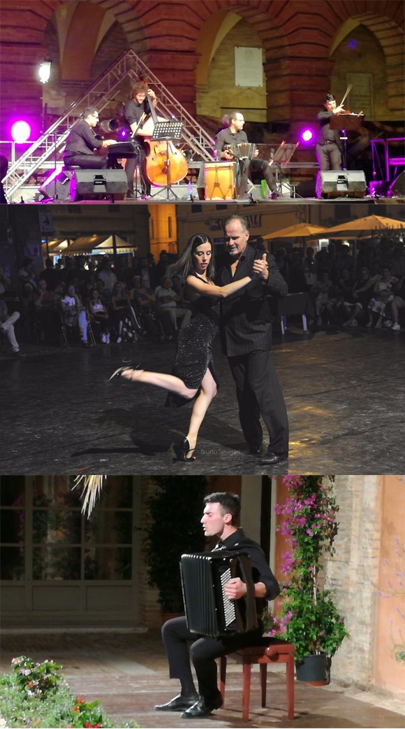 “Tangospleen” (Argentina) in Osimo, Tobjas and Isabella, two tango dancers.