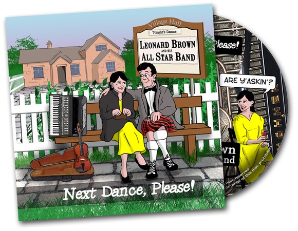 CD Cover  ‘Next Dance, Please!’ by Leonard Brown