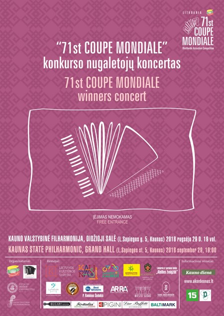 2018 Coupe Mondiale Winners Concert poster