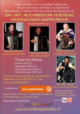 Poster: International Accordeon Festival Hoogezand-Sappemeer