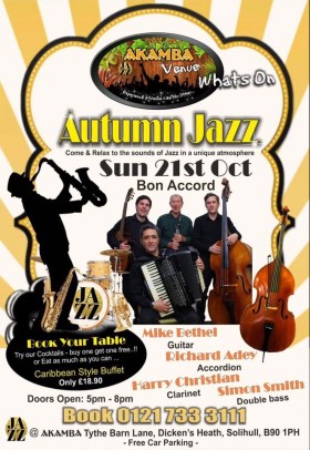 ‘Autumn Jazz’ Concert poster
