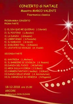 Marco Valenti concert list