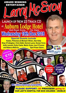 Larry McEvoy Christmas CD Launch
