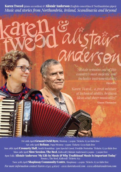 Karen Tweed Tour poster