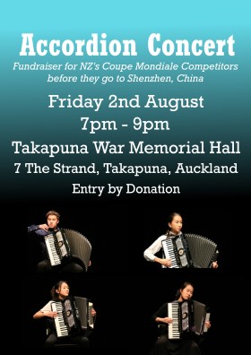 NZ concert poster