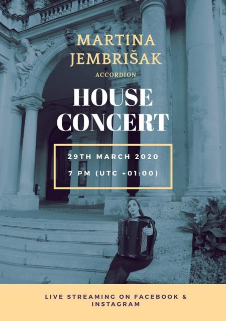 House concert poster