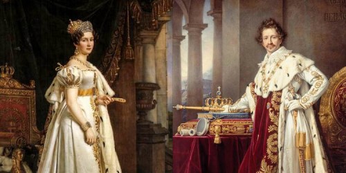 Princess Therese of Saxe-Hildburghausen and Prince Ludwig of Bavaria
