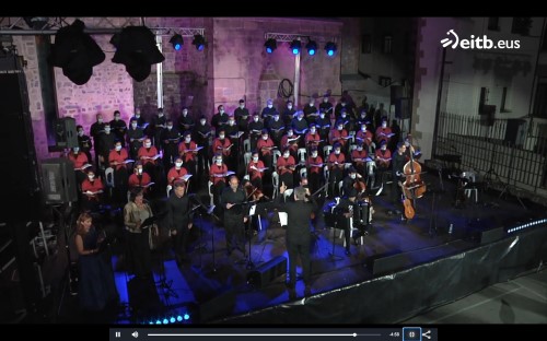 Gorka with orchestra