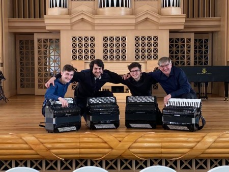 Prague accordionists