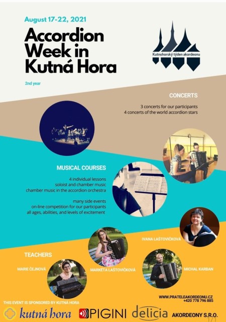 Poster, Accordion Week in Kutná Hora