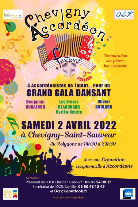Chevigny Accordéon Festival poster
