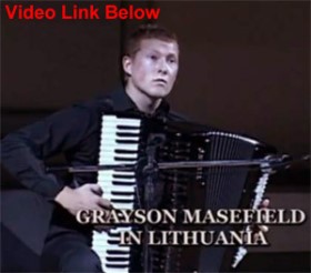 Grayson Masefield in Lithuania