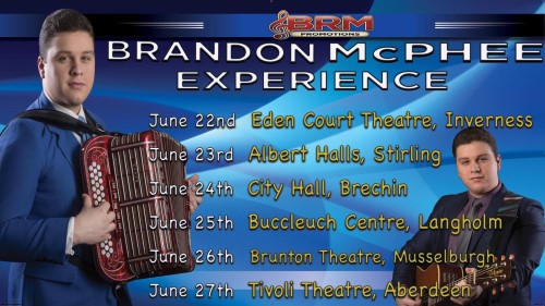 Brandon McPhee June Concerts poster