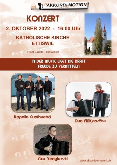 October concert poster