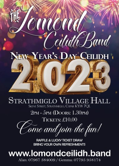 Lomond Ceilidh Band New Year’s poster