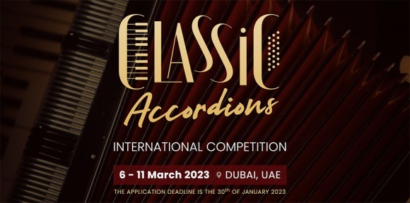 2023 Classic Accordions International Competition poster