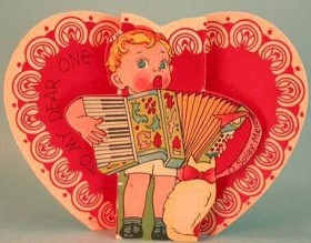 accordion valentine