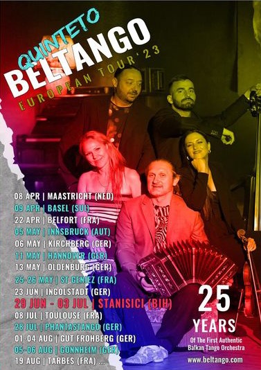 Beltango tour poster