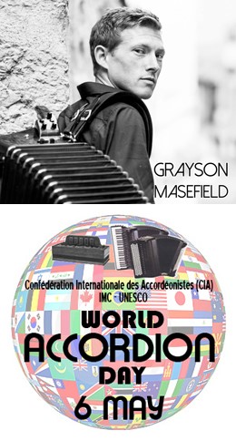 Grayson Masefield, World Accordion Day