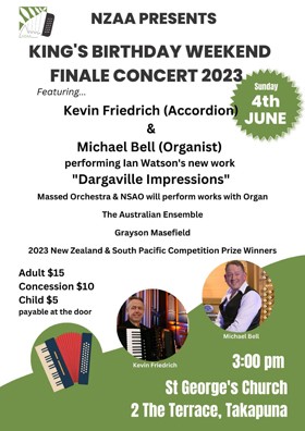 South Pacific Accordion Championships poster