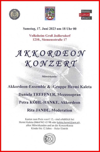 Akkordeon-Ensemble Hermi Kaleta poster