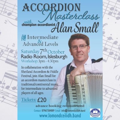 Accordion Masterclass with Alan Small poster