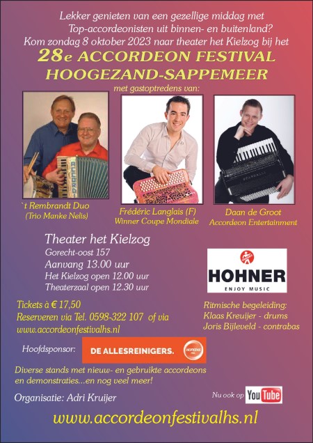 28th International Accordion Festival Hoogezand-Sappemeer