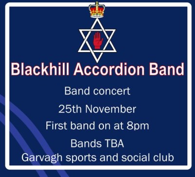 Blackhill Accordion Band Fundraising Concert