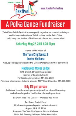 Polka dance poster