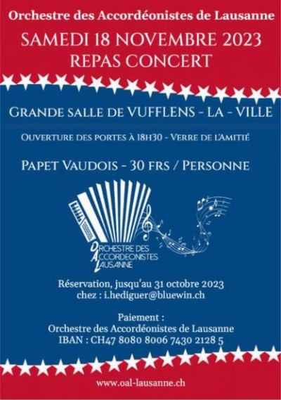 Orchestre des Accordéonistes de Lausanne Annual Concert