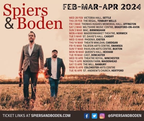 Spiers & Boden 2024 Tour
