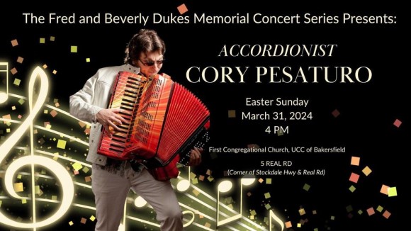 Cory Pesaturo Easter concert