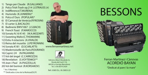 Ferran Martínez New CD “Bessons” Concert