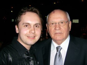 Aidar Gainullin and Michail Gorbachev