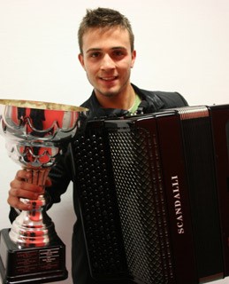 Petar Maric with Coupe Mondiale cup