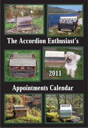 2011 Accordion Enthusiasts Calendar, Scotland – UK