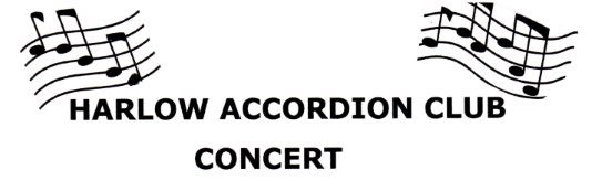 Harlow Accordion Club banner
