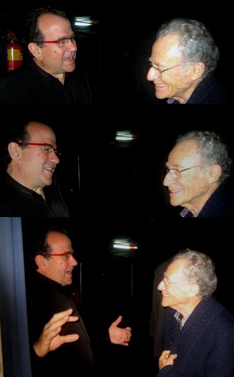 Richard Galliano and Yehuda Oppenheimer meeting